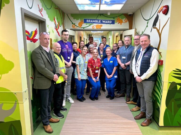 Children’s ward gets jungle-themed makeover thanks to Exeter ...