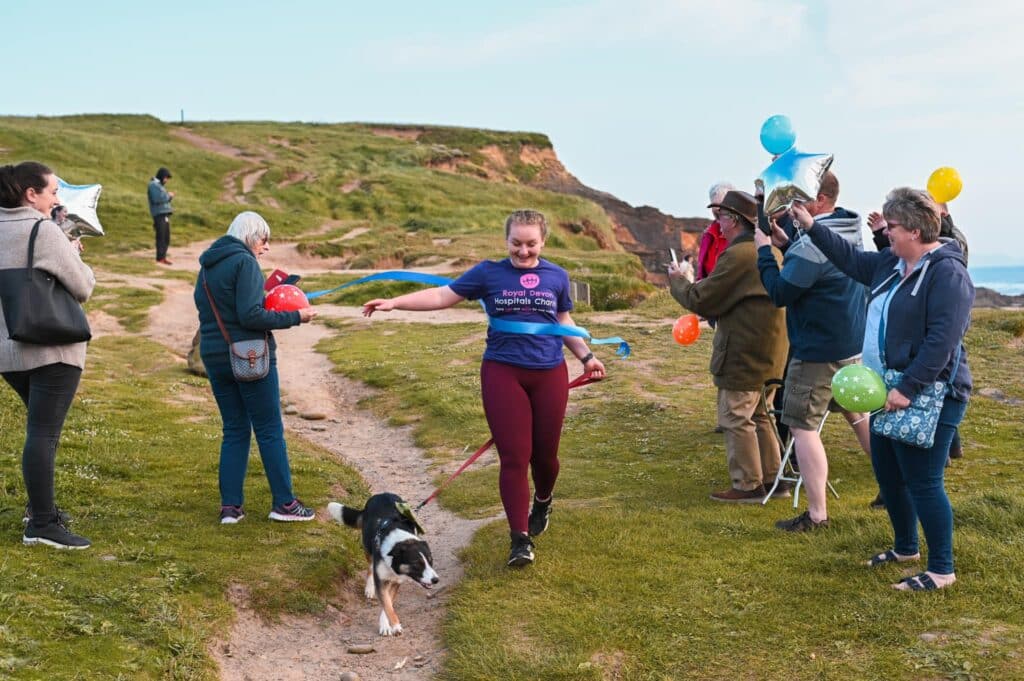 Megan Fry completes her 5km-a-day-in-May challenge. Picture: Chloe Evelyn Photography